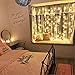 Yizhet Luces de Cadena de Cortina, 3x3m 300 Cortina Luces LED Luz...