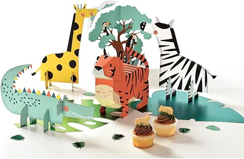Kit de centre de table Animaux dans la nature – 20,3 cm et 11,4 cm | Design asso