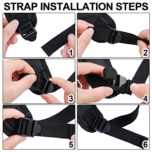 3 Pieces Clear Backpack Pvc See Through Backpack Transparent Bookbag Stadium Approved Black Cosmetic Bag For School Work Stadium Travel Security Festival College, Black #TOP1