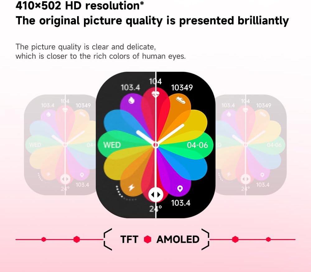 Gravity C26 Smartwatch AMOLED display quality