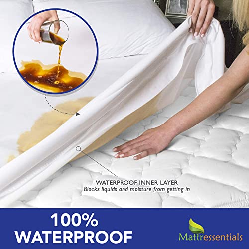 Zippered Queen Mattress Protector - Bed Bug Waterproof Mattress Cover, Premium Quality Hypoallergenic Encasement #TOP3