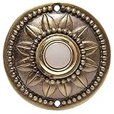 Doorbell Button 1651L - Safeguard Supply 1651L Wired Doorbell Button - Beautiful Flush Mount Brass...