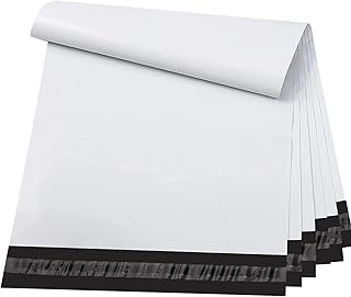 Metronic Poly Mailers 9x12 200 Pack, Strong Adhesive Shipping Bags for Clothing, Waterproof and Tear-Proof Shipping Envelopes, Mailers Poly Bags Packaging Bags for Shipping in White