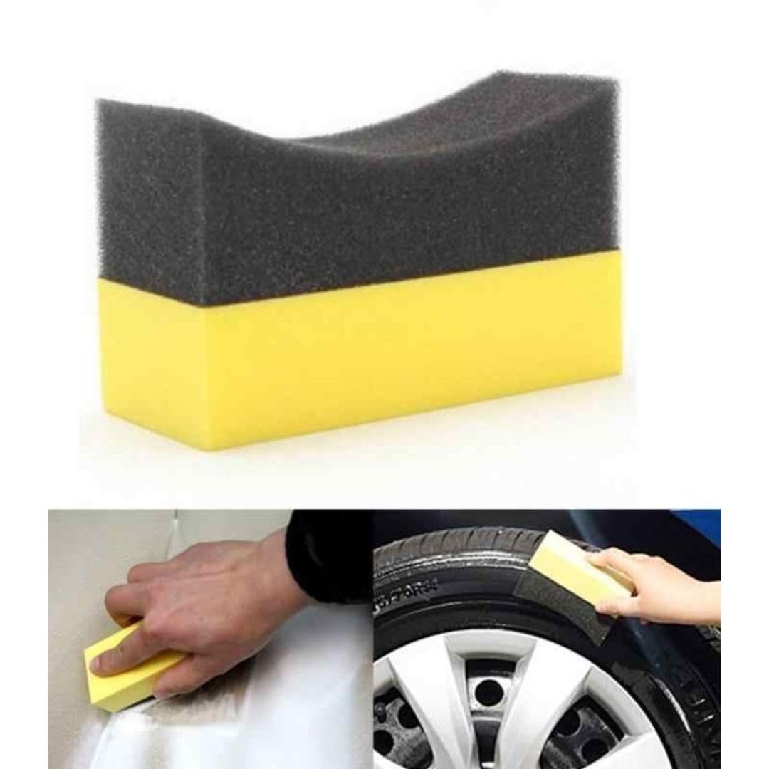 AutoFullCar Redresseur lustrant et hydratant pour pneus, caoutchoucs et plastiques de voiture Total Black FullCarX 250 ml avec applicateur éponge - brillance intense et noir profond