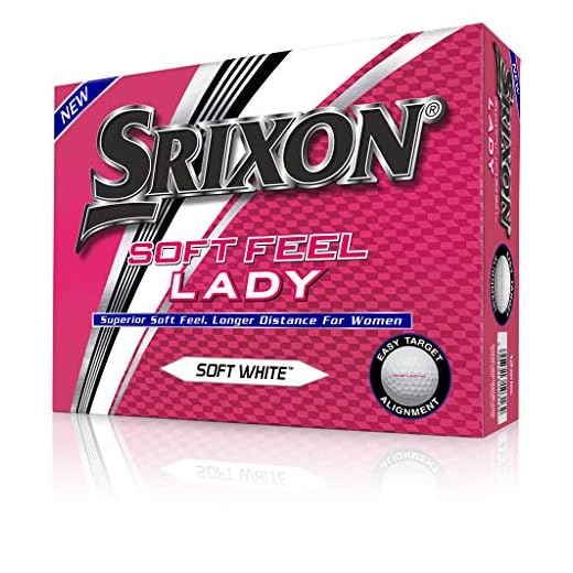 Srixon Soft Feel-Lady 6 (12) Bolas de Golf, Unisex Adulto, Blanco, Talla Unica