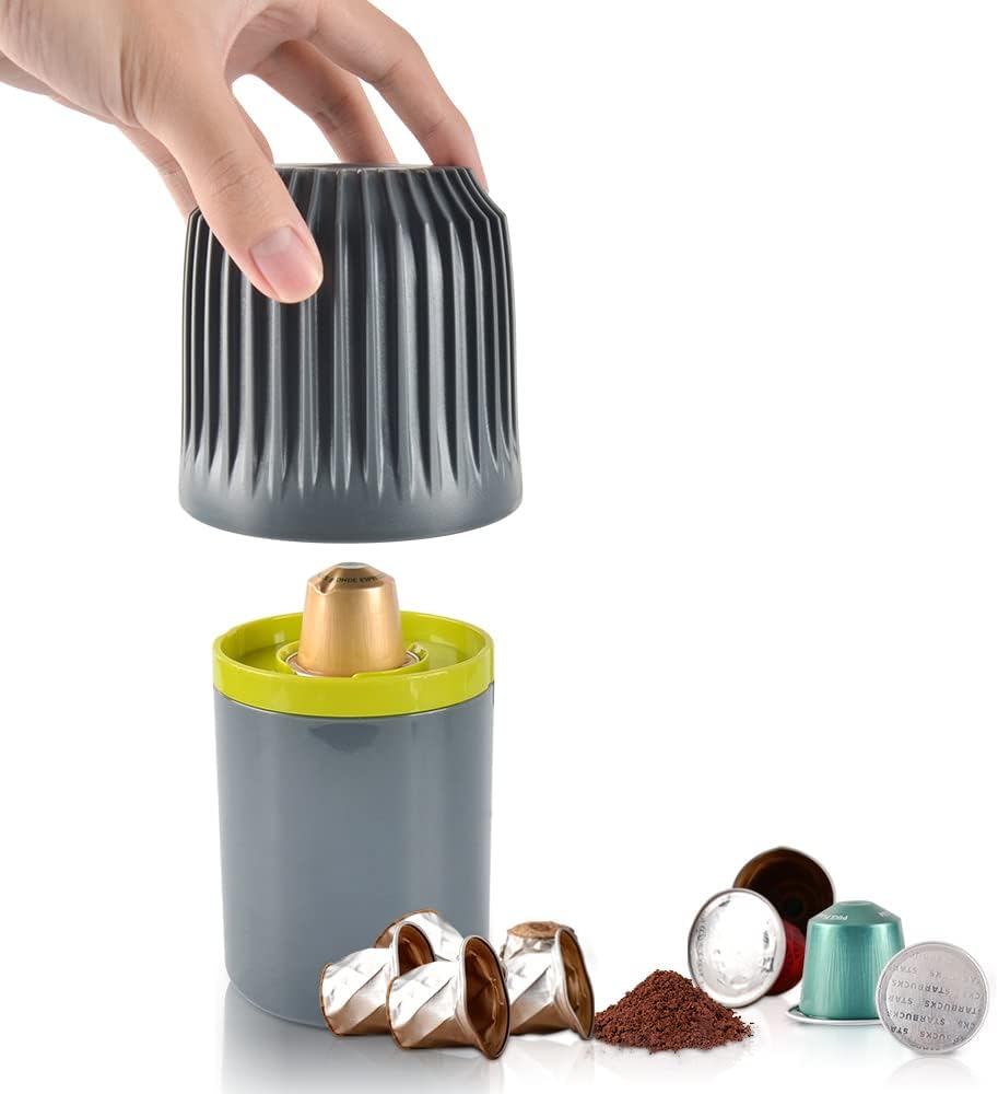 CAFEMASY Coffee Capsule Recycling Knock Box Aluminium Coffee Capsule