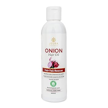 Jesra Naturals Onion Hair Oil for Hair Growth & Dandruff Free Hair