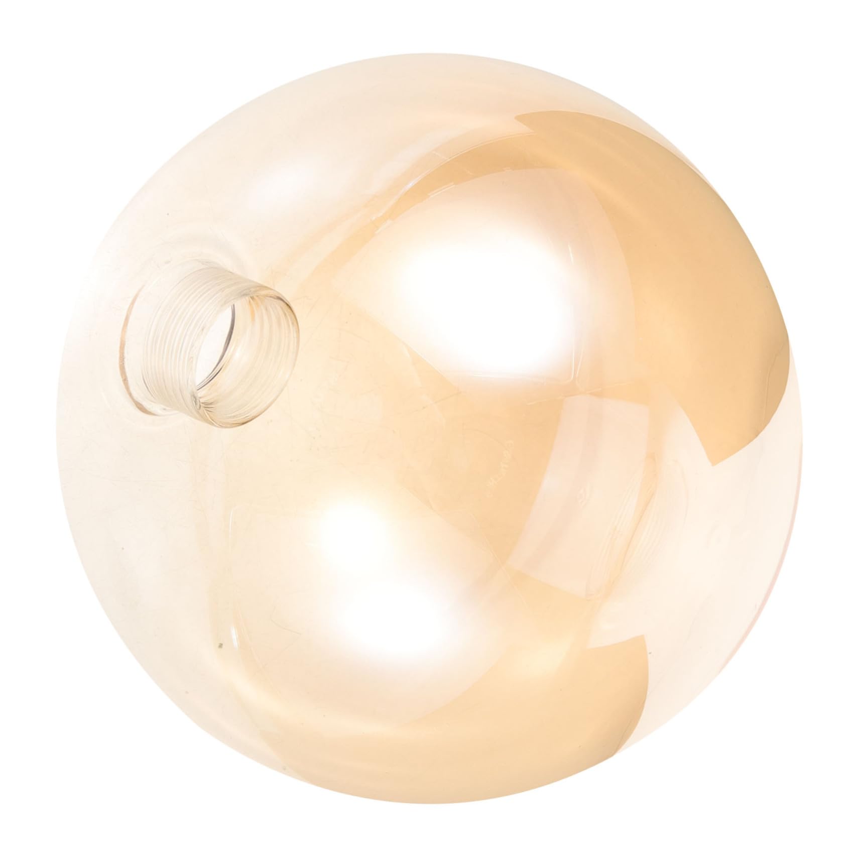 NUOBESTY 3 Pezzi Paralume a Sfera Ambra Ombra Del Globo Leggero Sostituzione Paralume Globo Ambra Chiaro Lampada Arancione Per Lampade Da Tavolo Glassato Colorato Bicchiere