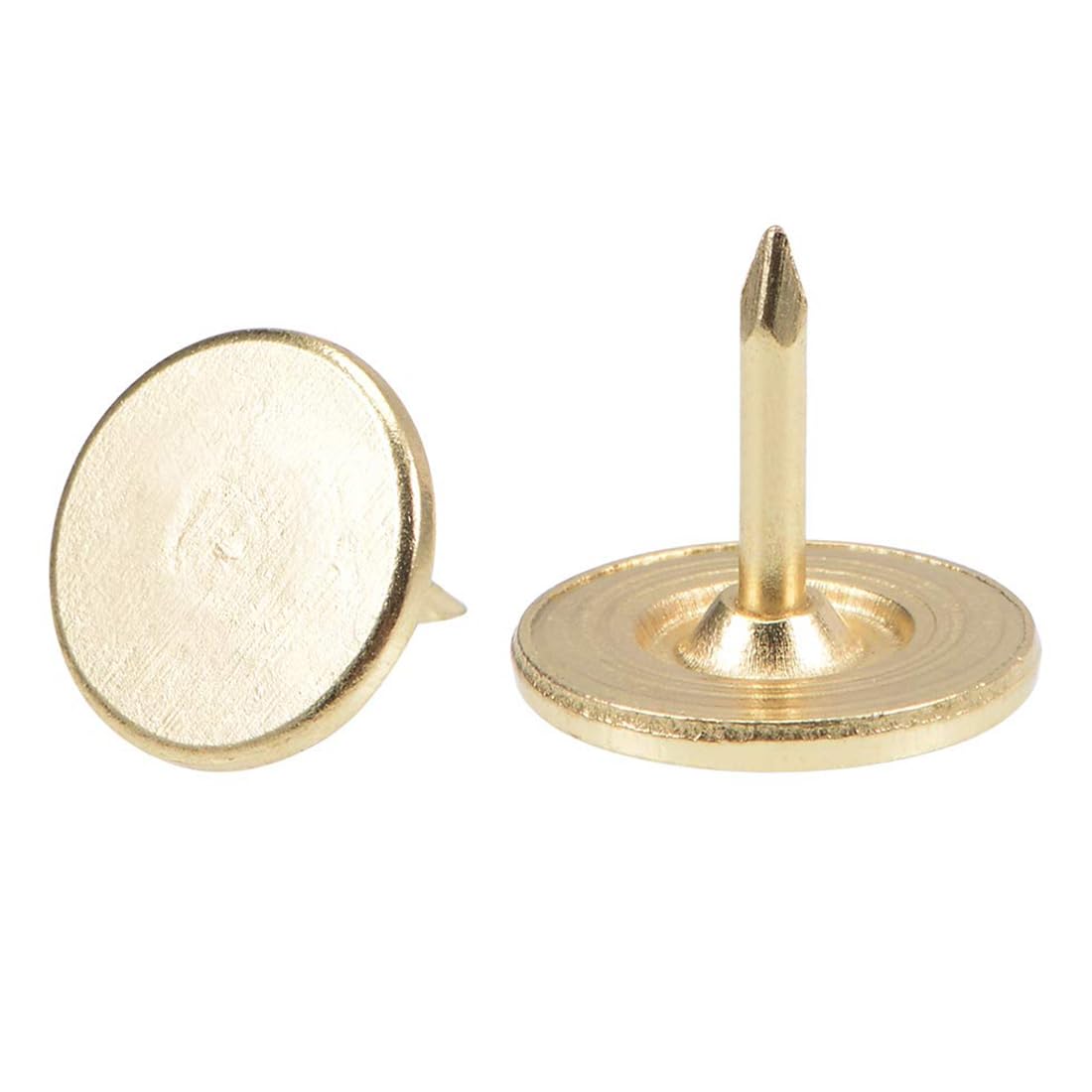 TA-VIGOR 50Pcs Heavy Duty Flat Head Push Pins, Decorative Thumb Tacks for Wall Furniture Cork Board & Bulletin Board