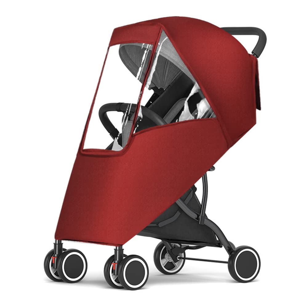 SJTJSPX Habillage Pluie Pour Poussette Bébé Universelle Housse De Pluie Poussette Imperméable Canopy Coupe-Vent Couverture De Pluie Pour Poussette