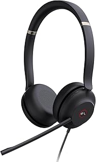 Yealink UH37 Dual with Microphone Wired Headset USB C, MS Teams Certified, Passive Noice cancelation Audio, LED Indicator & MS Teams Button, Black (UH37 USB C)-picture-23