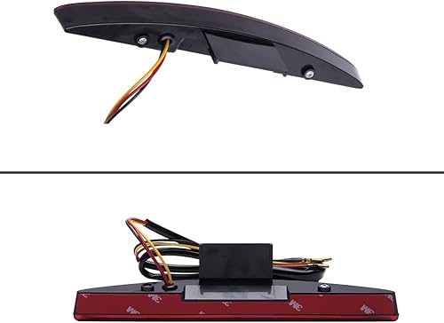 Vista 28 de DREAMIZER Luz trasera de freno de motocicleta Fender Edge Lámpara LED con siganls de giro compatible con Sportster XL883N 1200N XL1200V XL1200X Cafe
