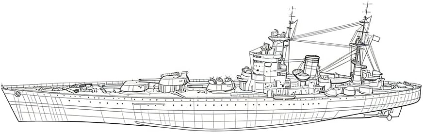 MRY-SFW SSC140 HMS Nelson Class Nelson Battleship28 Water Line 1/700