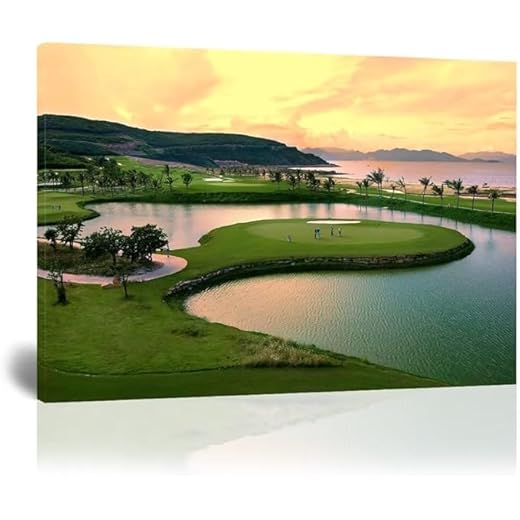 Stunning Golf Course Wall Art