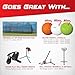 Heater Sports Power Alley Lite 360 Baseball Pitching Machine - Pitches Lite Balls 40-80 MPH Fastballs, Sliders, & Curves | Accurate, Durable, & Portable Training Tool for Batting & Field Practice