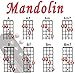 Mini Mandolin Chord Chart Poster - Laminated Mandolin Instrument Chart for Beginners and Musicians - Music Theory Poster with 56 Chords - Mandolin Accessories - 8.5