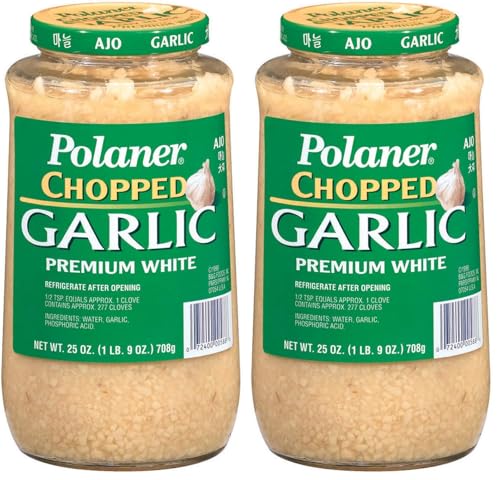Polaner Chopped Garlic, 25 oz (Pack of 2)
