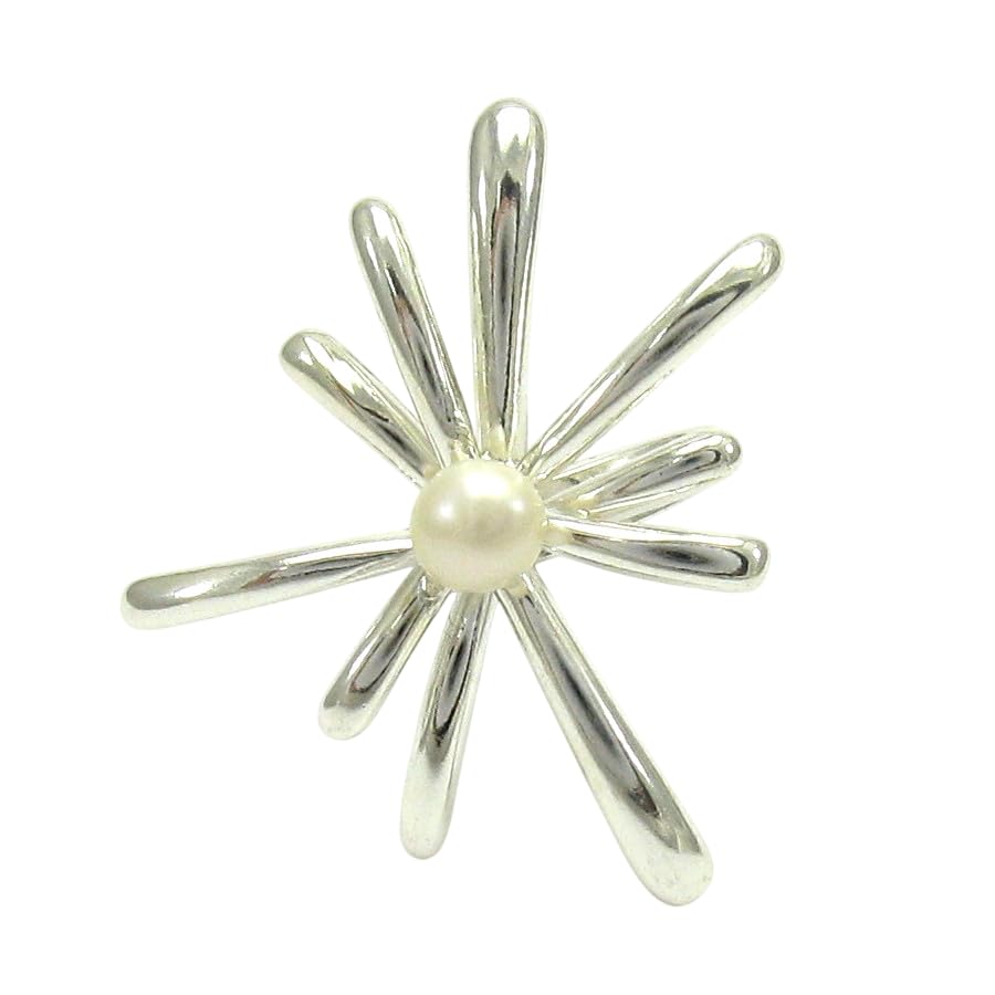 Extravagant Silber Ring mit 6 mm perle 925 Empress jewellery Größe 46-69