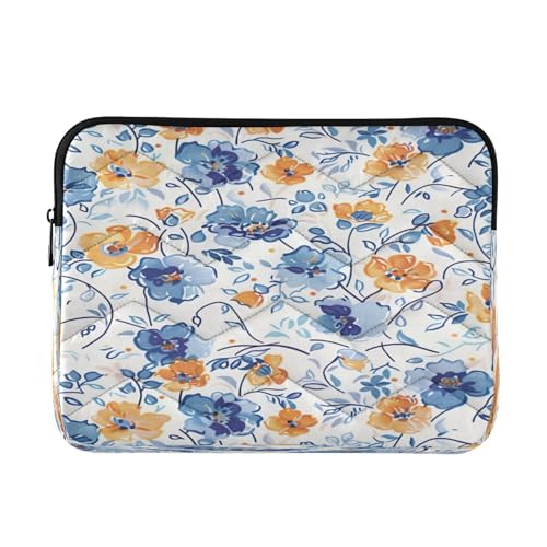 Funda para portátil 13-14 pulgadas impermeable flores