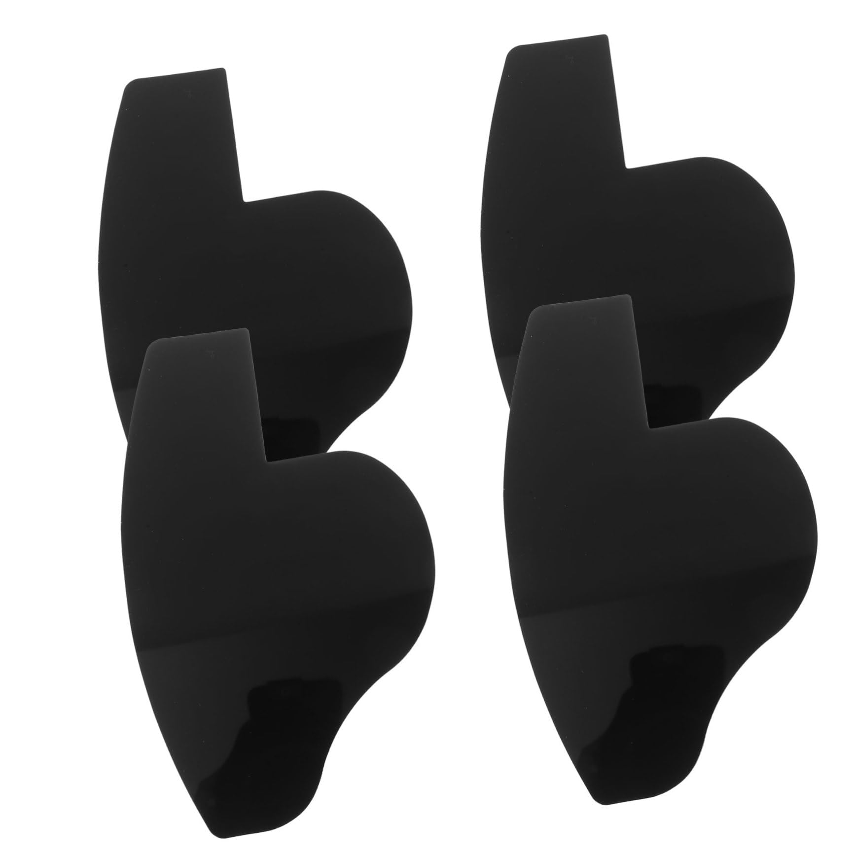 NULYLU Beard Template for Men Hairline Shaper Card Black Shaper Hairline Enhancing Card Beard Applicator