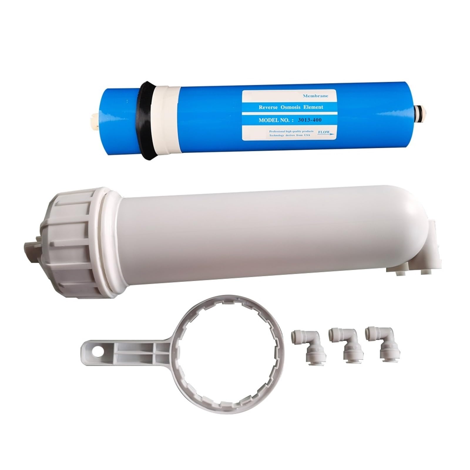 sistema de filtro de agua, Membrana de ósmosis inversa RO 400 GPD, accesorios conexión rápida 1/4 pulgadas, for filtro agua potable debajo del fregadero