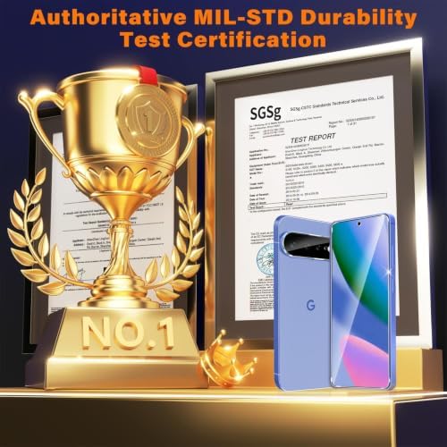 letosan 3 Pack for Google Pixel 11 Screen Protector Tempered Glass + 3 Pack Camera Lens Protector, Military Grade Shatterproof, 9H Hardness, Fingerprint Unlock,Case Friendly 6.3 Inch — view 7