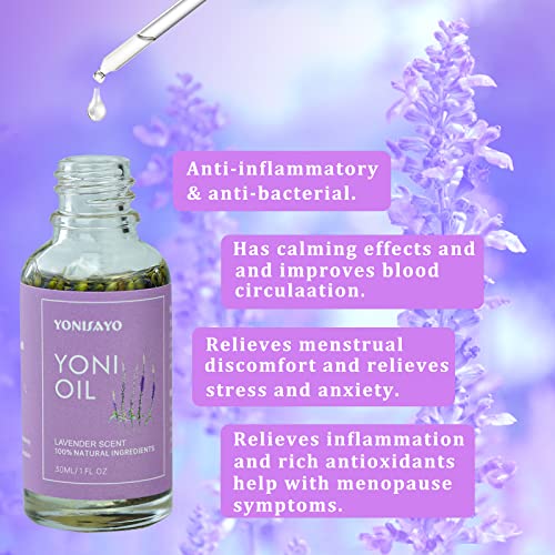 Yoni Wash & Yoni Soap For Women & Yoni Essential Oil Set, 5.29Oz Yoni Soap Bar, 2 * 30Ml Feminine Oil, 6.7 Fl.oz Feminine Wash, Ph Balance Moisturizing Remove Odor And Vaginial Deodorants, Lavender #TOP3