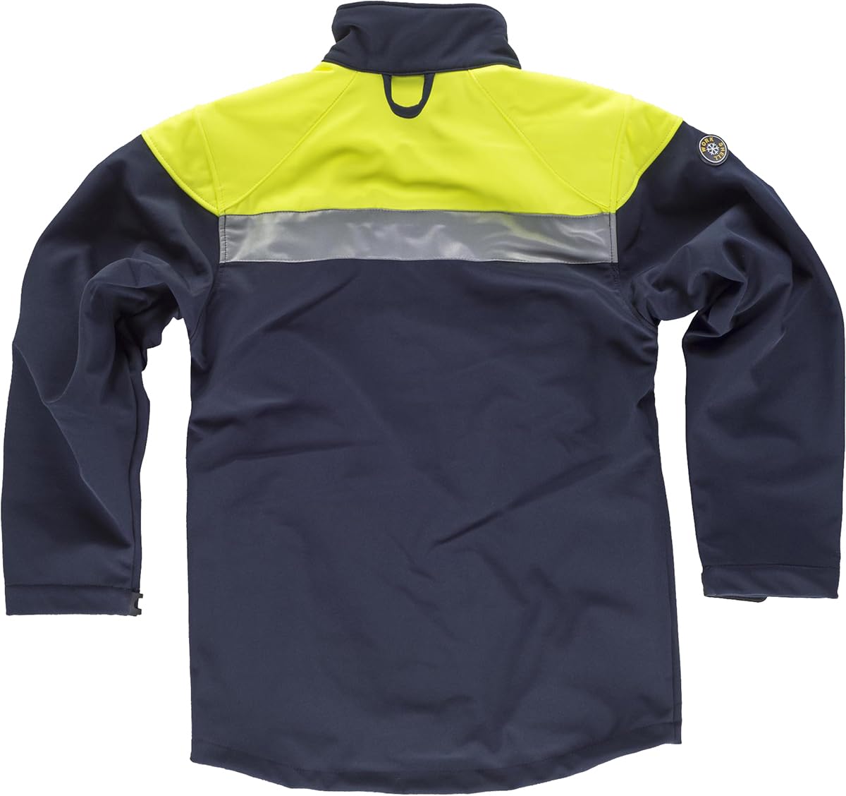 WORKTEAM Cazadora Softshell Alta Visibilidad, Corta Vientos y Repelente al Agua, Membrana Transpirable Aislante, Cintas Reflectantes, Certificada EN 14058 Unisex