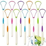 Tongue Scraper Cleaner 100% BPA Free Tongue Scrapers for Adults, Kids, Healthy Oral Care, Easy to Use, Help Fight Bad Breath