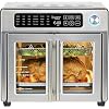 Emeril Lagasse Extra Large French Door Air Fryer Toaster Oven Combo 24 Cooking Functions and Digital Controls 7 Accessories Included Stainless Steel Finish 26QT Capacity