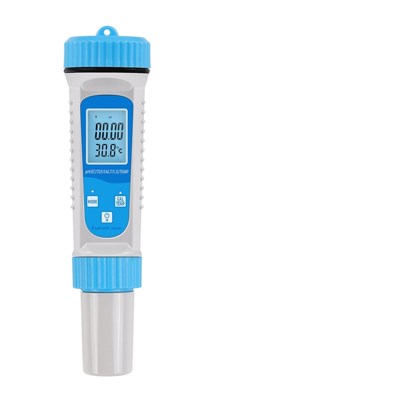 JVDDI Smart Bluetooth Water Tester Multifunction 6in1 PH/EC/TDS/Salinity/S.G/Temp Meter Water Detector