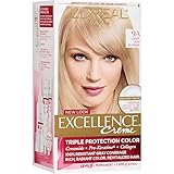 L'Oreal Paris Excellence Creme Haircolor, Light Ash Blonde [9A] (Cooler) 1 ea (Pack of 2)