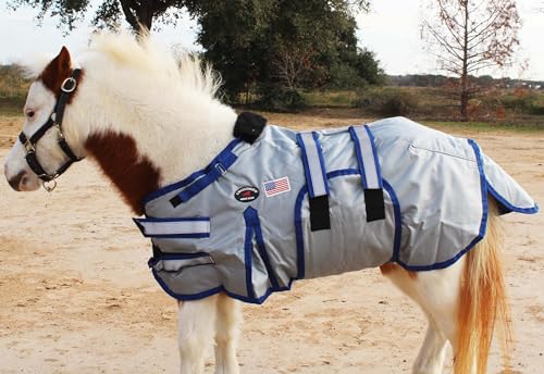 Image of 32-36(Small) 1680D Miniature Weanling Donkey Pony Horse Foal Winter Blanket 519TS03RB