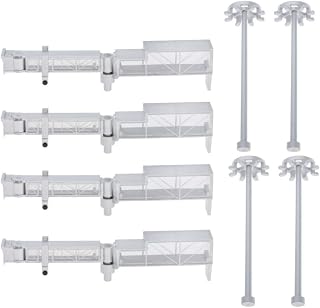 1:400 Scale Passenger Bridge Model with Light - DIY Airport Terminal Building Kit, Realistic Collectible Display Model
