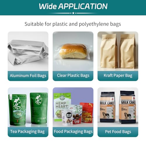 Scellant automatique de sacs plastique Phezer et machine de scellage portable - 6