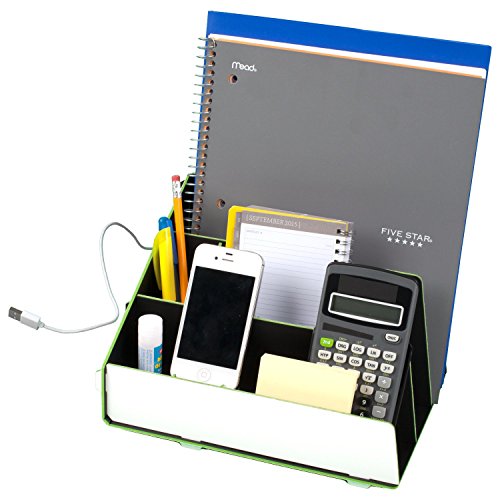 Five Star Desk Organizer, 5 Compartments, Tech Charging Station, Stadium, Color Will Vary (36056) #TOP1
