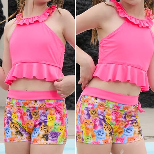Image of CHILDRENSTAR Little Girls Tankini Swimsuit 2 Pieces Bathing Suit for Kids