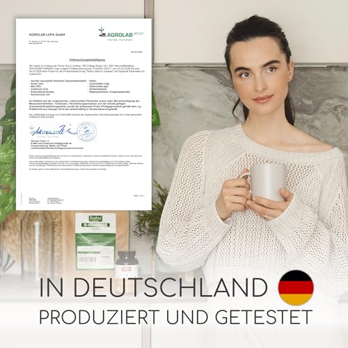 Raibu Silizium Kapseln hochdosiert - 667mg organisches Silica hochdosiert aus Bambusextrakt - 90 Kapseln für 3 Monate - Ohne Zusätze, in Deutschland produziert Vegan