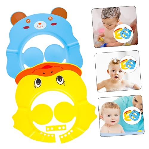 ERINGOGO 2 Peças Touca Shampoo Infantil Chuveiro Bebê Chuveiro Para Crianças Tampões Ouvido Para Vis