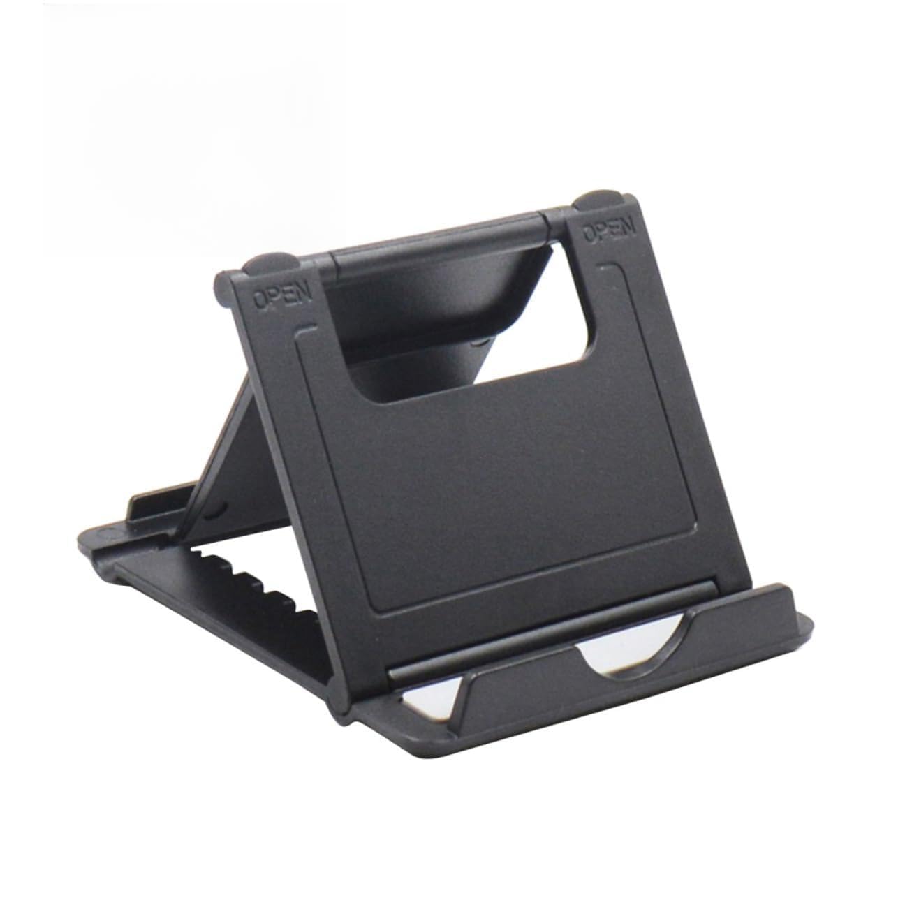 STOBOK Adjustable Phone Holder Multi-Angle Stand Abs Material Tablet Accessory Folding Design Random Color