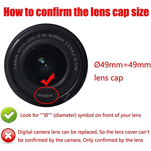 Image of MOSTOS ; Brings Superior� || �49 mm Lens Cap for Pentax Camera Lenses || Lens Cap for Pentax 35mm DA L f /2.4 AL Lens, Pentax HD Pentax DA 15mm f /4 ED AL Limited Lens etc (�49 mm Lens Cap)