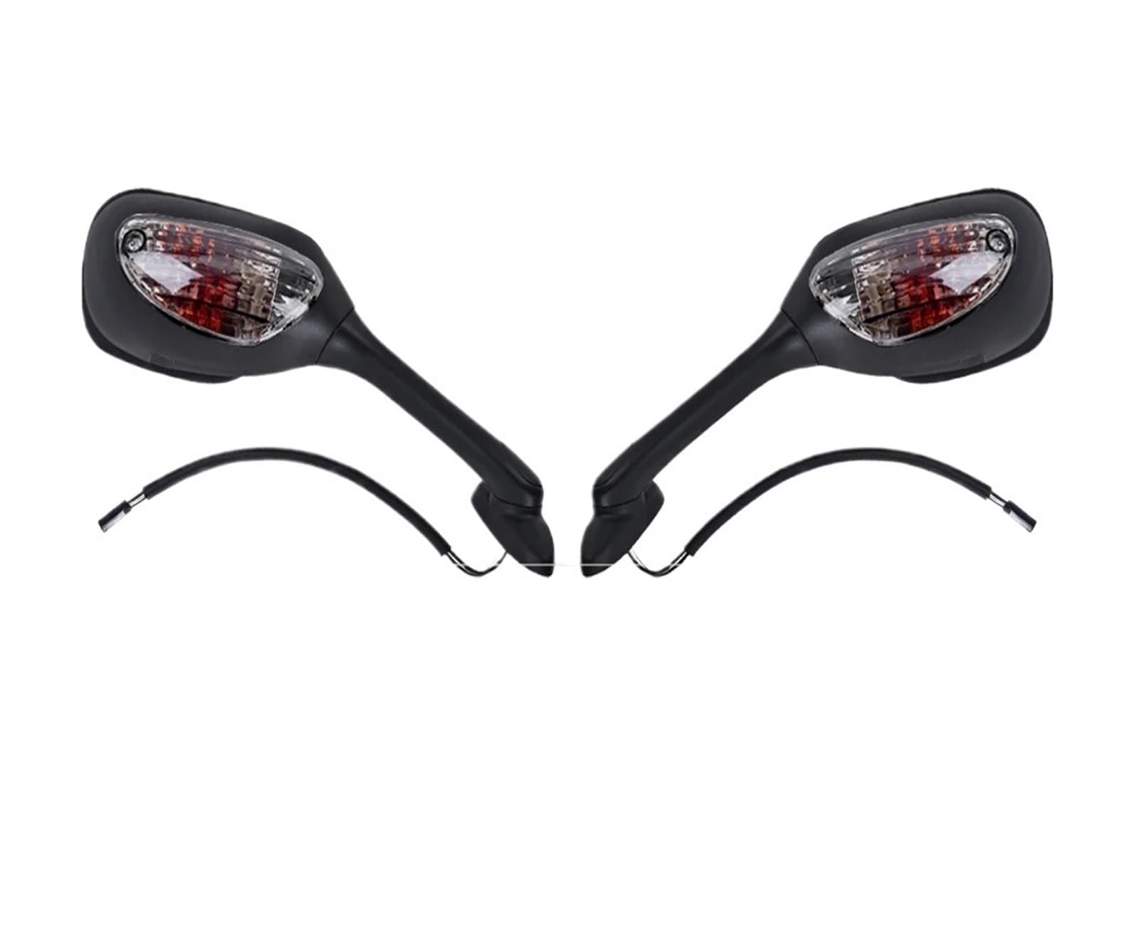 Moto Lusterko końcówkowe kierownicy Motocyklowa k Pasuje Do Suzuki GSXR600 GSXR750 GSXR1000 K5 K6 K7 K8 2005 2006 2007 2008 2009 2010 Widok Z Tyłu Światło Lustrzane Lusterka