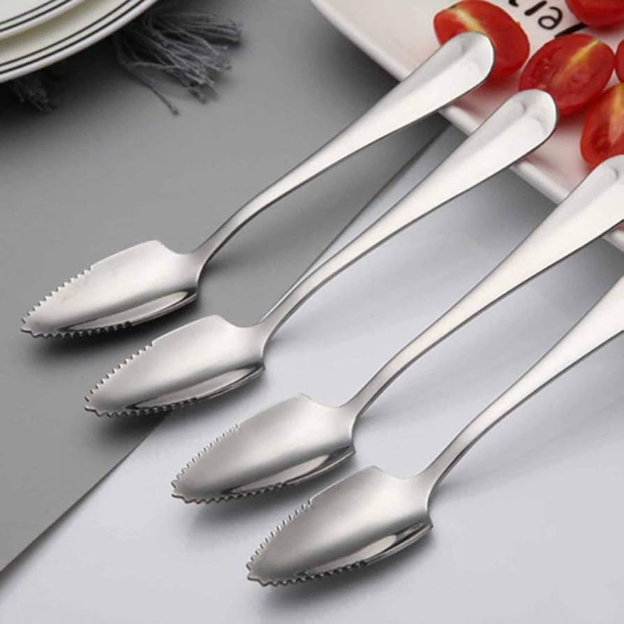 Amazon.co.jp: 厚いステンレス鋼グレープフルーツスプーン