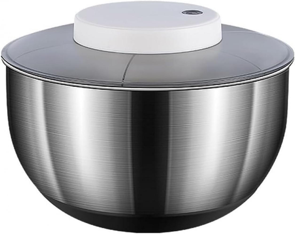 AOBOPO家庭用大型丸型電動野菜脱水機 サラダスピナー兼水切り機 スピンドライヤー機能 食洗機対応野菜水切りバスケット 大容量野菜