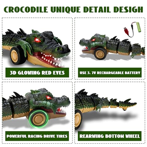 LEFEI Remote Control Crocodile Car Toy,2.4Ghz RC Toy Cars by LEFEI - Used condition - Image 3
