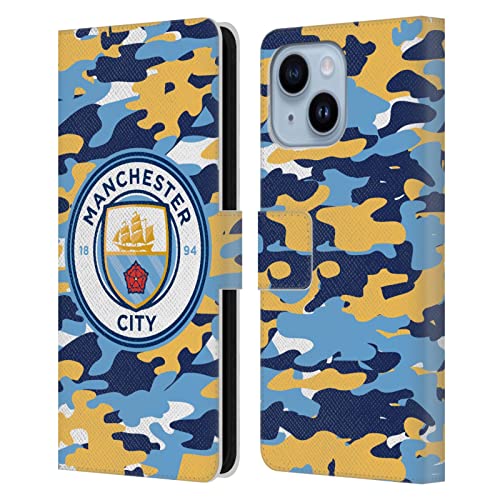 Coque Manchester City iPhone 14 Plus étui portefeuille pour les jours de match au stade