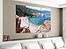 Produktbild Leinwandbild 3tlg 120cmx100cm Meer Sardinien Strand Urlaub Ozean Bilder Druck auf Leinwand Bild Kunstdruck mehrteilig Holz 9YA3098, 3 Tlg 120x100cm:3 Tlg 120x100cm