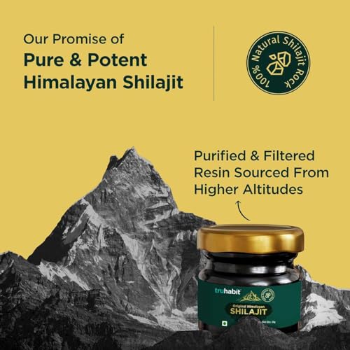 Image of TruHabit Original Himalayan Shilajit Resin | Purified & Filtered Natural Shilajit with Trace Minerals | Premium Ayurvedic Resin for Daily Wellness | 20g Each (Pack of 2)