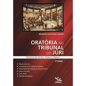 Capa do livro Oratória no Tribunal do Júri 2Ed.2023