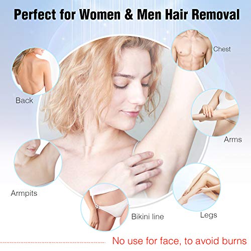Permanent Hair Removal for Women & Men, IMENE 500,000 Flashes Home Use Hair Removal - Ideal for Full Body Bikini, Legs, Arms, Armpits Hair Remover - Uses Most Effective and Safe Technology - Thumbnail 2